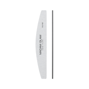 Madam Glam Half Moon Shape 150/180 Grit Nail File Light Gray