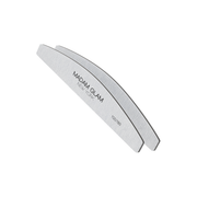 Madam Glam Half Moon Shape 150/180 Grit Nail File Light Gray