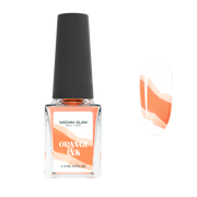 Madam Glam Orange Nail Art Ink Black