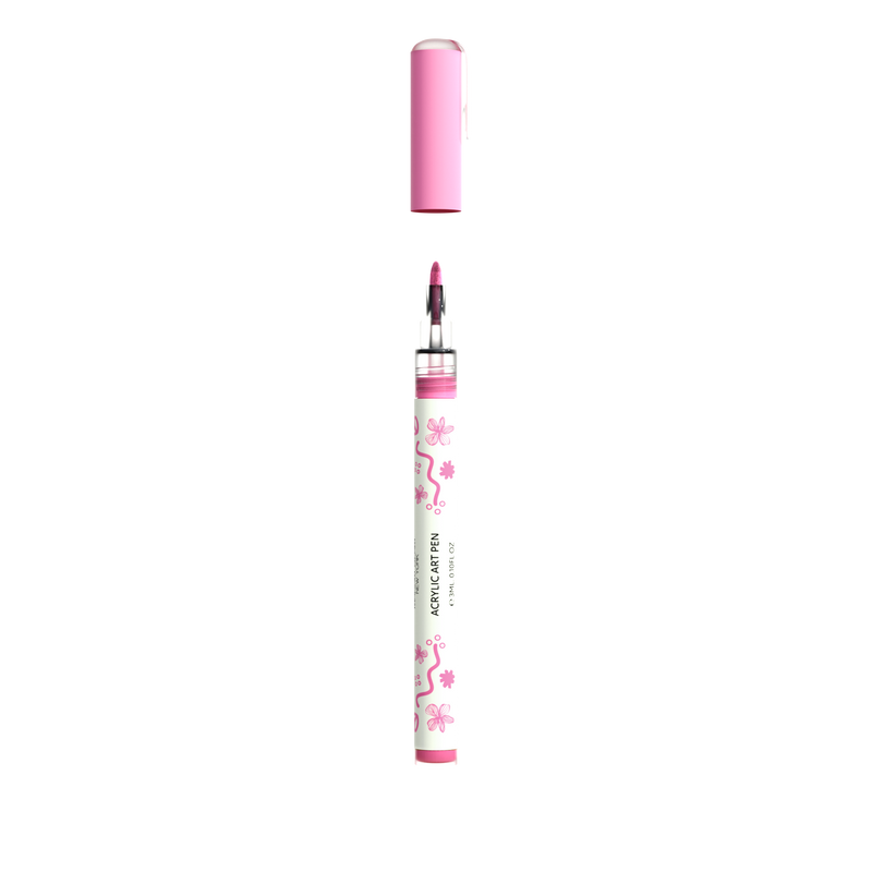Madam Glam Pink Art Pen White Smoke