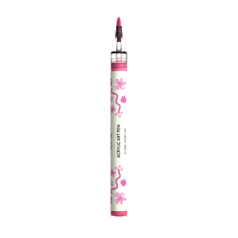 Madam Glam Pink Art Pen White Smoke