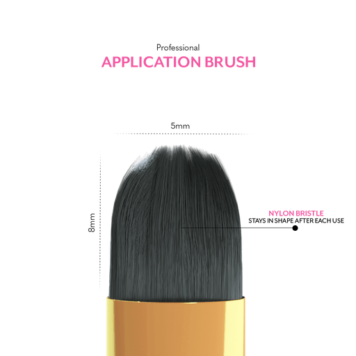 Madam Glam Professional Gel Application Nail Brush Dark Salmon