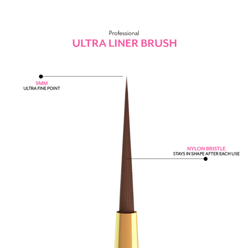 Madam Glam Professional Ultra Liner Nail Brush Rosy Brown