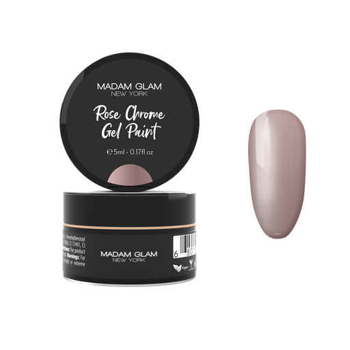 Madam Glam Rose Chrome Gel Paint Black