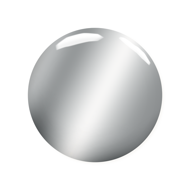 Madam Glam Silver Chrome Liner Gel Paint Dark Gray
