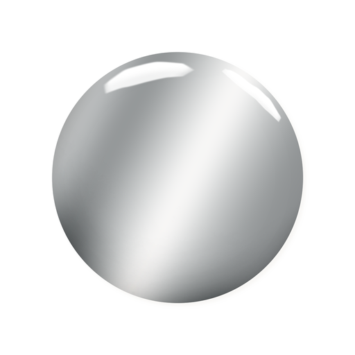 Madam Glam Silver Chrome Liner Gel Paint Dark Gray