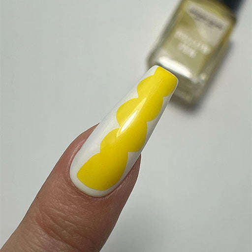 Madam Glam Yellow Nail Art Ink Gray
