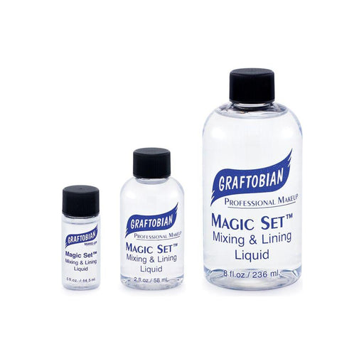 Graftobian Make-Up Company Magic Set™ Mixing & Lining Liquid Dark Slate Gray 1/4 oz. Dropper-tip Bottle,1/2 oz. Bottle,2 oz. Bottle,8 oz. Bottle