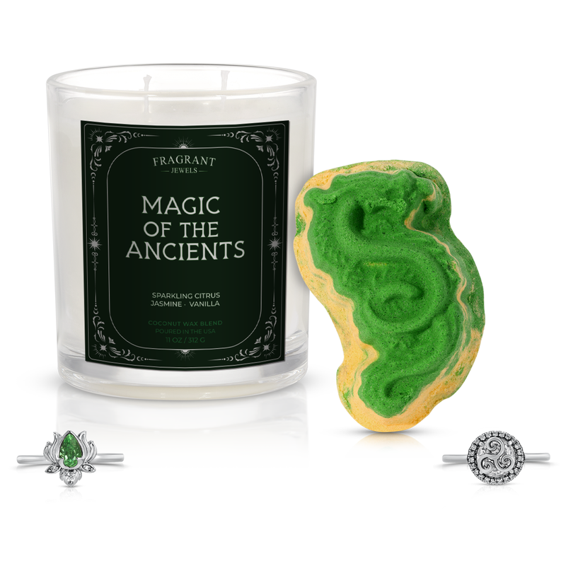 Fragrant Jewels Magic of the Ancients - Candle and Bath Bomb Set Bundle (Candle & Bath Bomb) White Smoke Ring / 5 / Rhodium Plated,Ring / 6 / Rhodium Plated,Ring / 7 / Rhodium Plated,Ring / 8 / Rhodium Plated,Ring / 9 / Rhodium Plated,Ring / 10 / Rhodium Plated,Ring / 5 / 925 Sterling Silver,Ring / 6 / 925 Sterling Silver,Ring / 7 / 925 Sterling Silver,Ring
