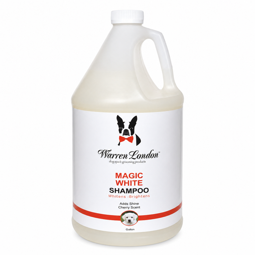 Warren London Magic White - Brightening Shampoo - Professional Size Grooming Size Product White Smoke