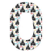Peelz Magical Castle Dexcom G6 Patch Tape - Pump Peelz Patch Medical Tape White Smoke 1-Pack Dexcom G6 Tape