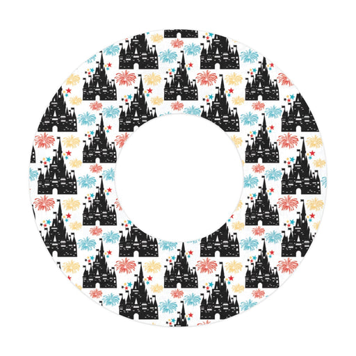 Peelz Magical Castle Patch  Tape Designed for the FreeStyle Libre 2 Patch Medical Tape White Smoke 1-Pack Libre