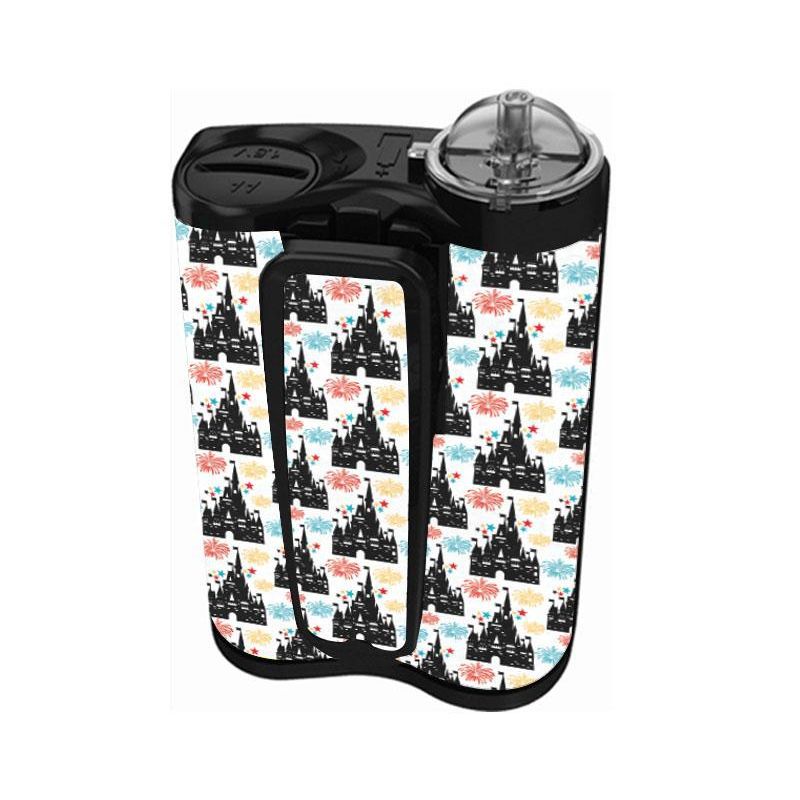 Peelz Magical Castle Sticker for Medtronic MiniMed 770G & 780G Peelz/Stickers White Smoke Whole System Peelz (front back + clip),Front Peelz,Back and Clip Peelz