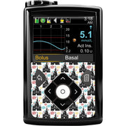 Peelz Magical Castle Sticker for Medtronic MiniMed 770G & 780G Peelz/Stickers Black Whole System Peelz (front back + clip),Front Peelz,Back and Clip Peelz