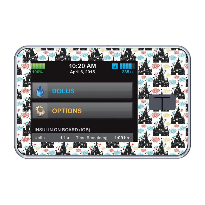 Peelz Magical Castle Sticker for Tandem t:slim Peelz/Stickers Black