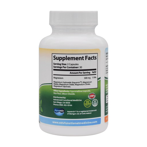 Advanced Functional Medicine Supplements Magnesium Complex (Best blend of magnesium available) Gray
