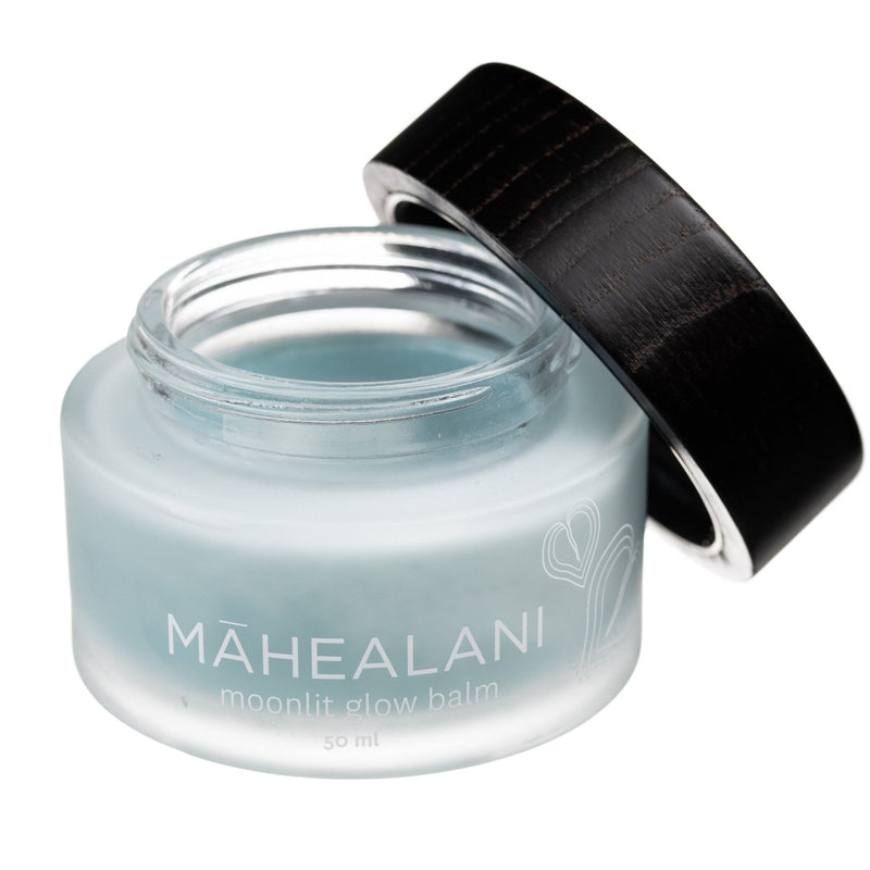 Honua Hawaiian Skincare Māhealani - Skin Plumping Moonlit Glow Balm Moisturizer Gray