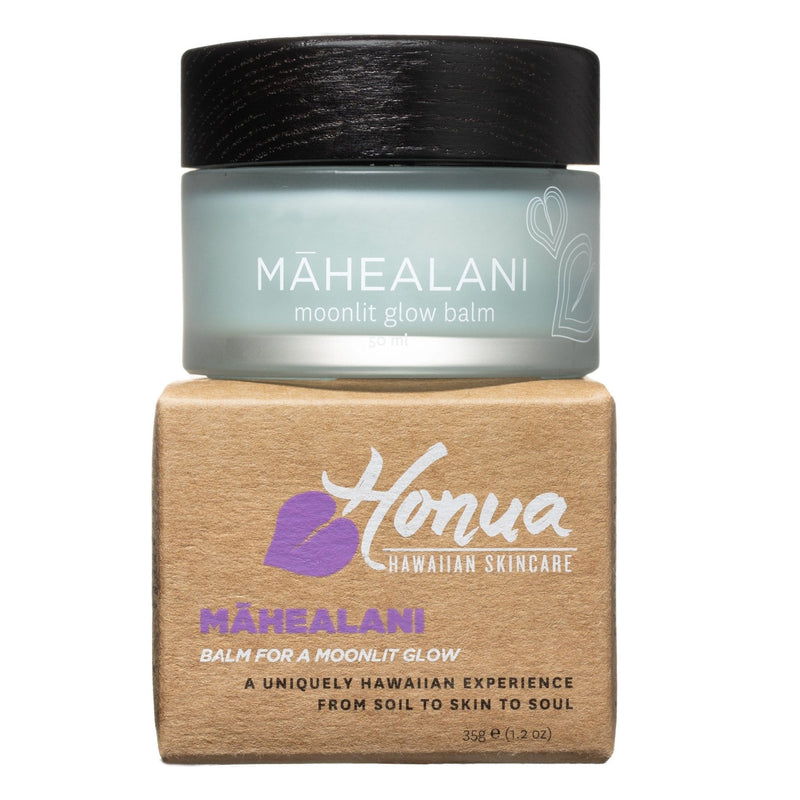 Honua Hawaiian Skincare Māhealani - Skin Plumping Moonlit Glow Balm Moisturizer Rosy Brown