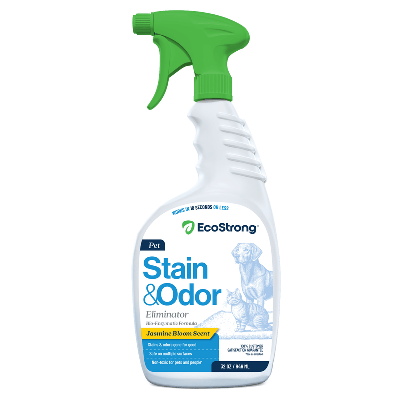 EcoStrong Pet Stain and Odor Eliminator Pet & Animal > Pet Stain & Odor White Smoke Jasmine Bloom / 32 oz Sprayer Bottle