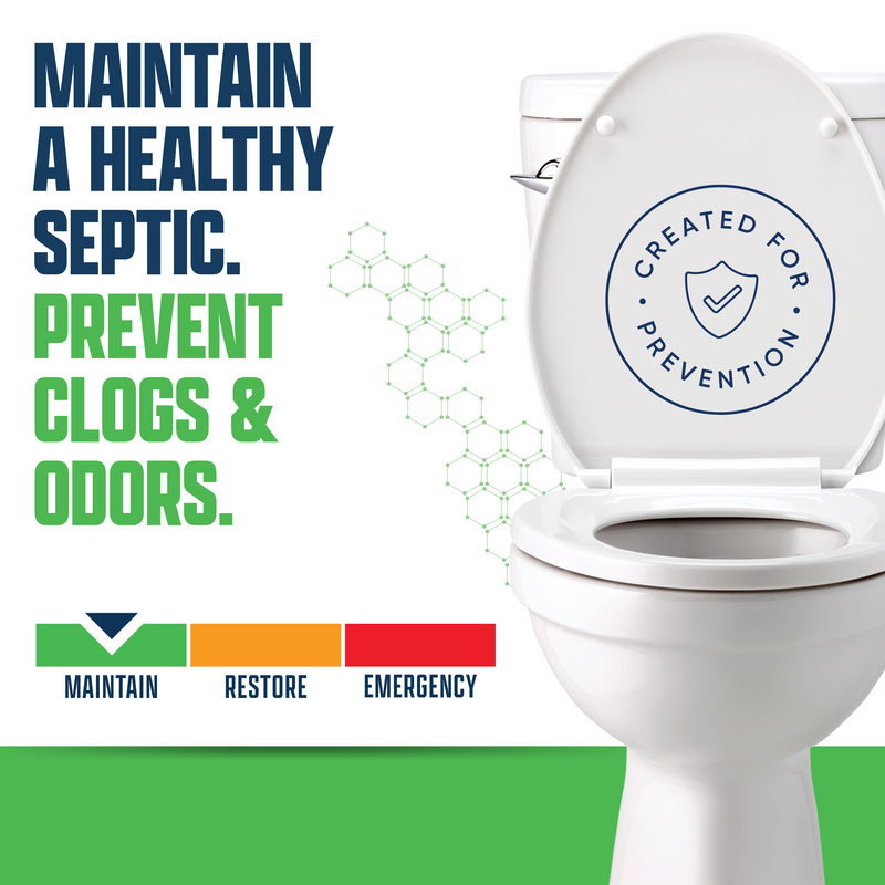 EcoStrong Septic Tank Treatment Packs Drain & Septic > Septic System Maintenance White Smoke 24 x 1 oz packs,12 x 1 oz Packs,6 x 1 oz packs