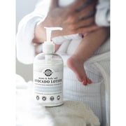 Rustic Strength Avocado Lotion | Mama + Baby Safe Lotion White Smoke 16 oz Plastic,Gallon Jar Plastic,Gallon Jar Glass