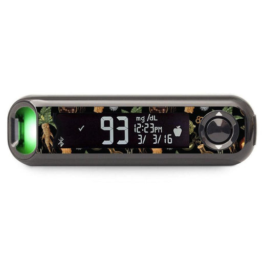 Peelz Mandrakes Bayer Contour© Next One Glucometer Peelz/Stickers Black