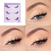 Pink Purée Manga Muse Bundle Faux Mink Lashes Light Pink
