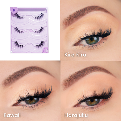 Pink Purée Manga Muse Bundle Faux Mink Lashes Light Pink