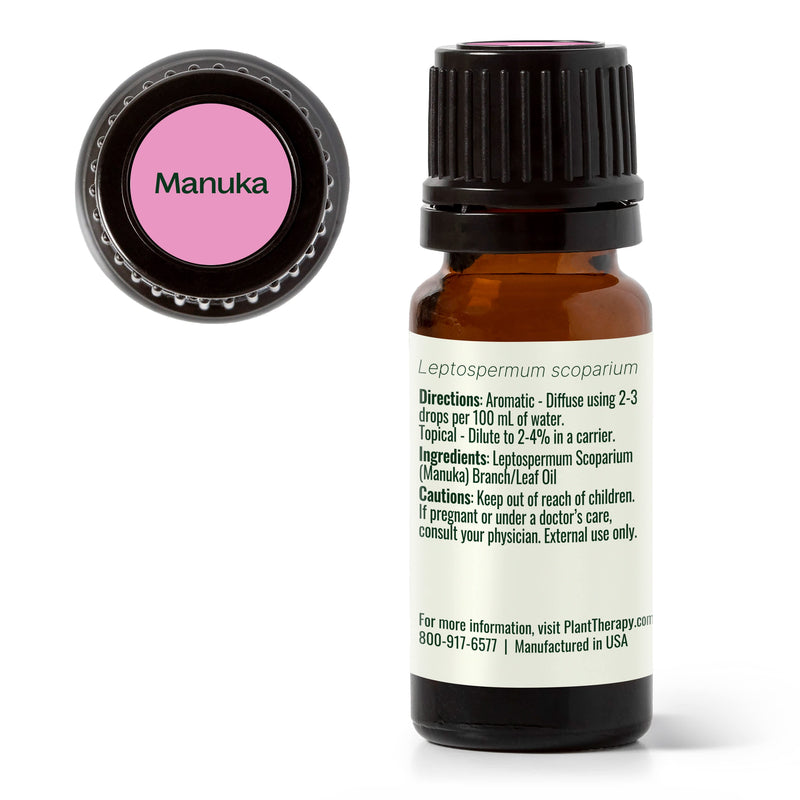 Plant Therapy Manuka Essential Oil Essential Oil White Smoke 10 mL,5 mL