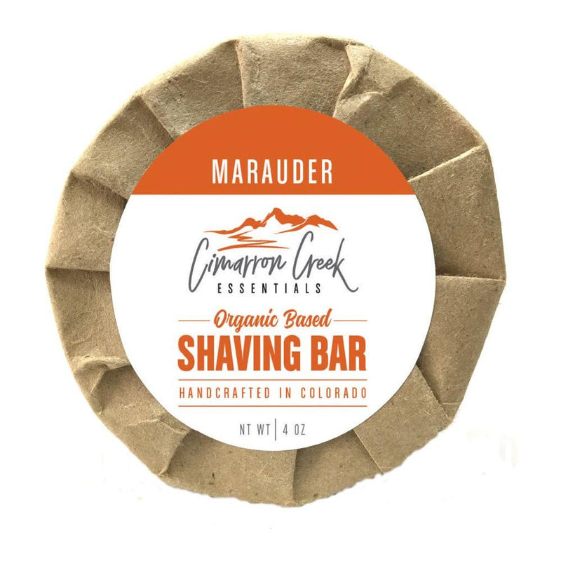 Cimarron Creek Essentials Marauder Organic Shaving Bar Soap 3.2oz Shaving & Grooming Rosy Brown Single Bar,2 Pack,3 Pack