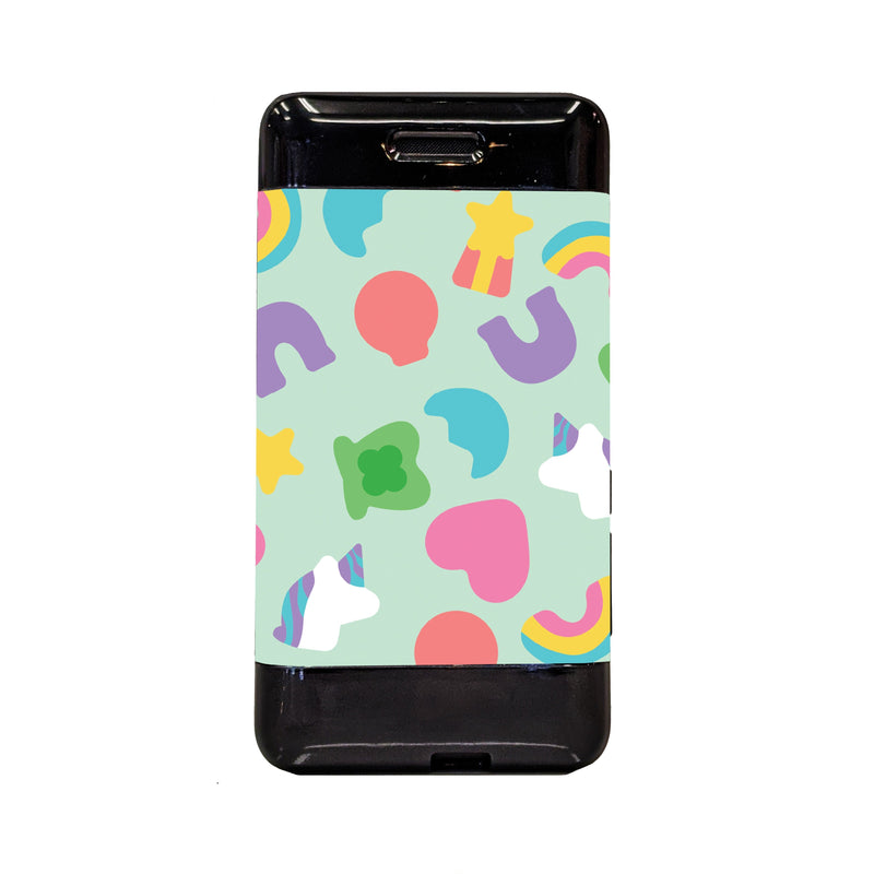 Peelz Marshmallow Charms Sticker for Omnipod DASH® PDM – Pump Peelz Peelz/Stickers White Smoke Whole System Peelz (front + case),Front Peelz,Case Peelz