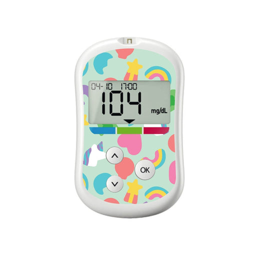 Peelz Marshmallow Charms for OneTouch Verio Flex Glucometer Peelz/Stickers White Smoke