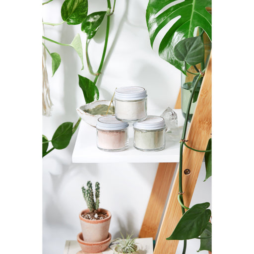Butter Me Up Organics Clay Face Mask Trio Rose Clay French Green Clay Kaolin Clay Turmeric Kelp Calendula Face Light Gray Rose Clay Mask,Sea Mud Mask,Turmeric Mask,Mask Trio Set