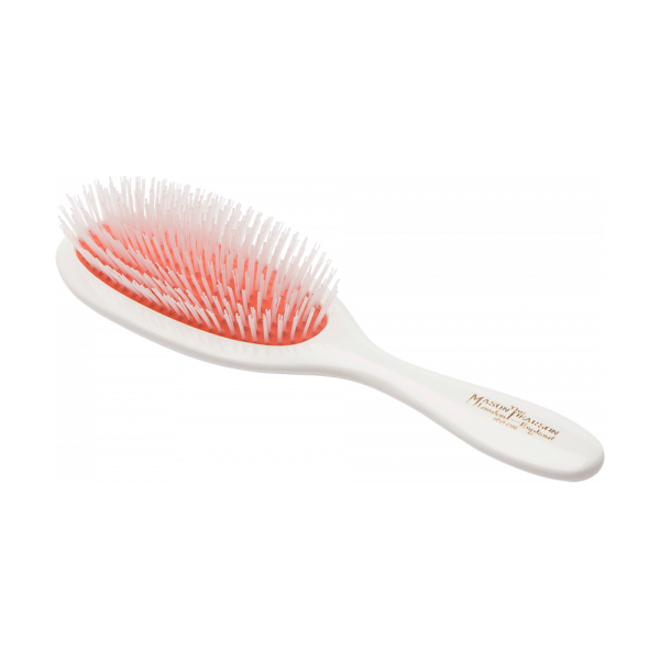 Mason Pearson Mason Pearson Handy Nylon Hairbrush N3 Hair Brush Light Gray White Ivory
