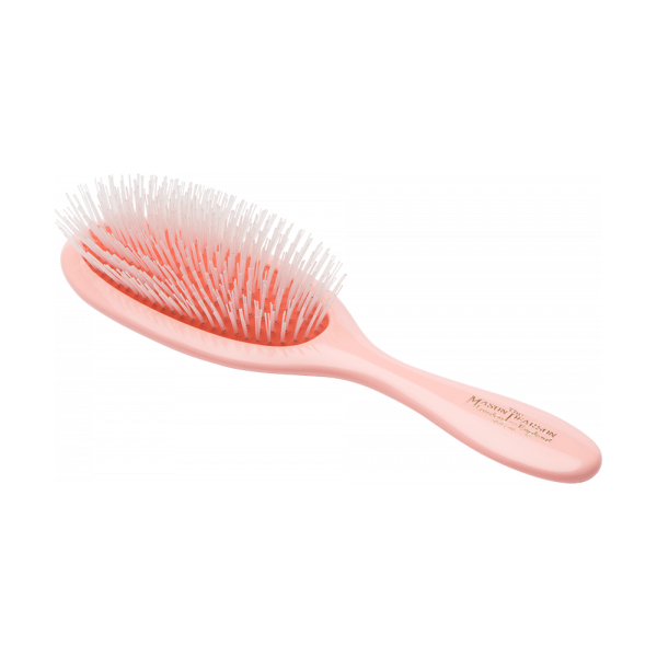 Mason Pearson Mason Pearson Handy Nylon Hairbrush N3 Hair Brush Pink Dark Ruby,White Ivory,Pink,Blue