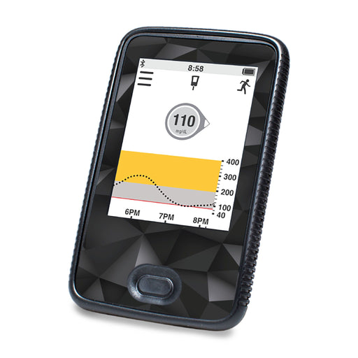 Peelz Matte Geometric Designed for DEXCOM G6 Touchscreen Receiver Peelz/Stickers White Smoke