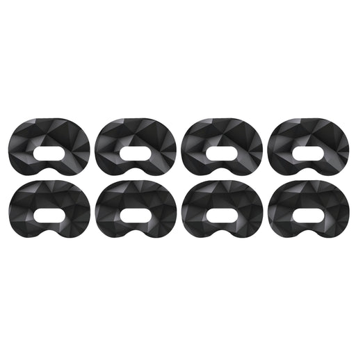 Peelz Matte GeometricMedtronic Guardian Connect Patch Tape - Pump Peelz Patch Medical Tape Dark Slate Gray 4-Pack Medtronic CGM Tape