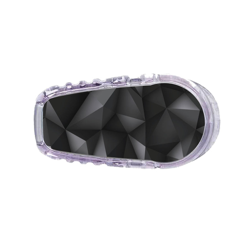 Peelz Matte Geometric Sticker Designed for the DEXCOM Transmitter Peelz/Stickers Dark Slate Gray G6
