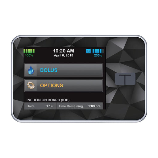 Peelz Matte Geometric Sticker for Tandem t:slim Peelz/Stickers Dark Slate Gray