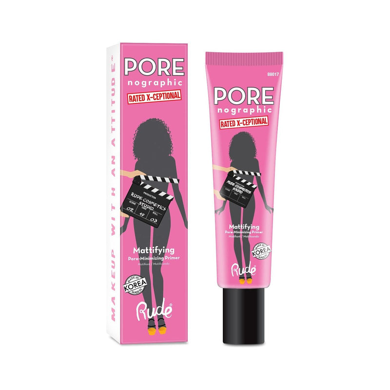 Rude Cosmetics POREnographic Pore Primer Face Primer Dark Slate Gray Mattifying Primer