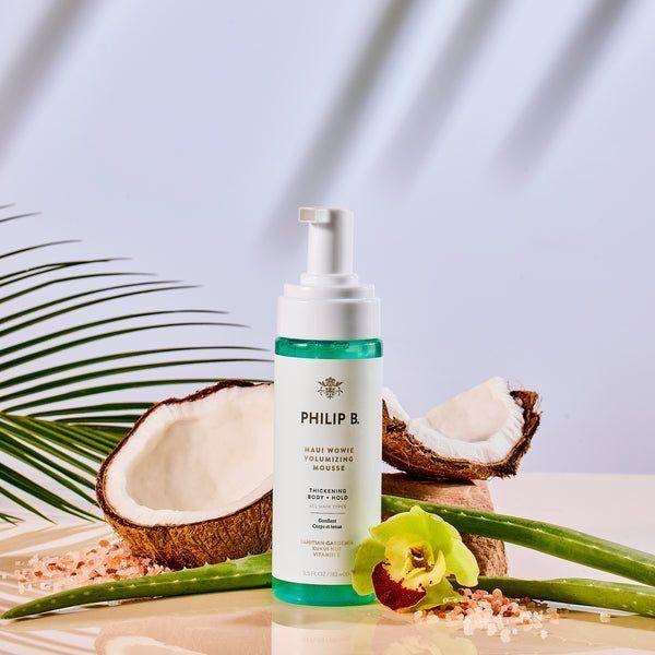 Philip B Philip B. Maui Wowie Volumizing Mouse 6 oz Hair Styling Product Light Gray