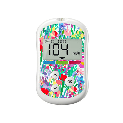 Peelz Meadow for OneTouch Verio Flex Glucometer Peelz/Stickers White Smoke