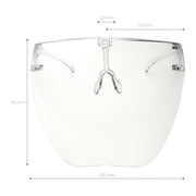 zeroUV Ombre Protective Face Shield Full Cover Visor Glasses/Sunglasses (Anti-Fog) D188 Sunglasses White Smoke Apricot Ombre,Smoke Ombre,Light Blue Ombre,Amber Ombre,Purple Ombre,Clear / Clear