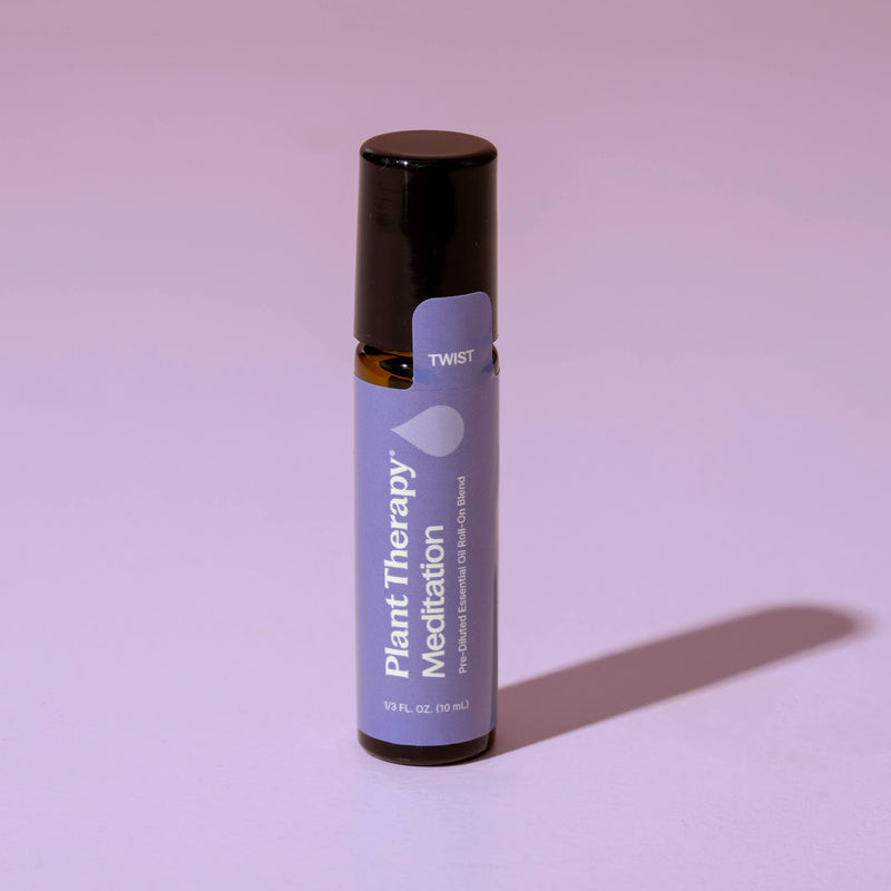 Plant Therapy Meditation Essential Oil Blend Pre-Diluted Roll-On Essential Oil Thistle 10 mL