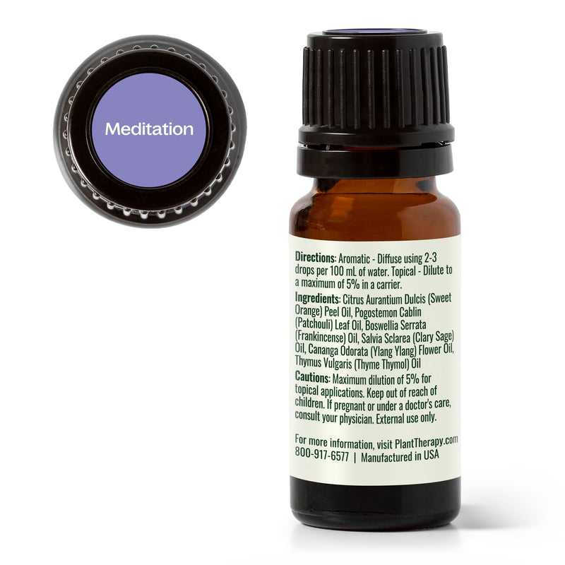 Plant Therapy Meditation Essential Oil Blend Essential Oil Beige 10 mL