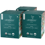 Lifeboost Coffee Grata Medium Roast Medium Roast Dark Slate Gray Go Bags / 3