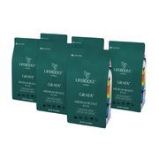 Lifeboost Coffee Grata Medium Roast Medium Roast Dark Slate Gray Whole Bean / 6
