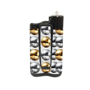 Peelz Disco Balls Sticker for Medtronic MiniMed 770G & 780G Peelz/Stickers White Smoke Whole System Peelz (front back + clip),Front Peelz,Back and Clip Peelz