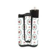 Peelz Poinsettia Parade Medtronic MiniMed 770G & 780G Sticker - Pump Peelz Peelz/Stickers White Smoke Whole System Peelz (front back + clip),Front Peelz,Back and Clip Peelz