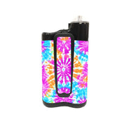 Peelz Neon Tie Dye Sticker for Medtronic MiniMed 770G & 780G Peelz/Stickers White Smoke Back and Clip Peelz